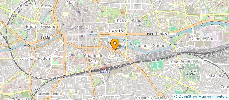 localisation de l'entreprise MONSIEUR RAPHAEL MATHIEU  RENNES