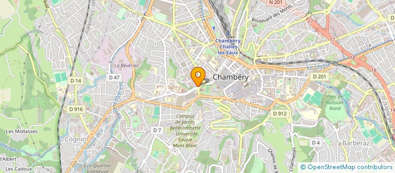 localisation de l'entreprise MONSIEUR RAPHAEL MATHIS  CHAMBERY