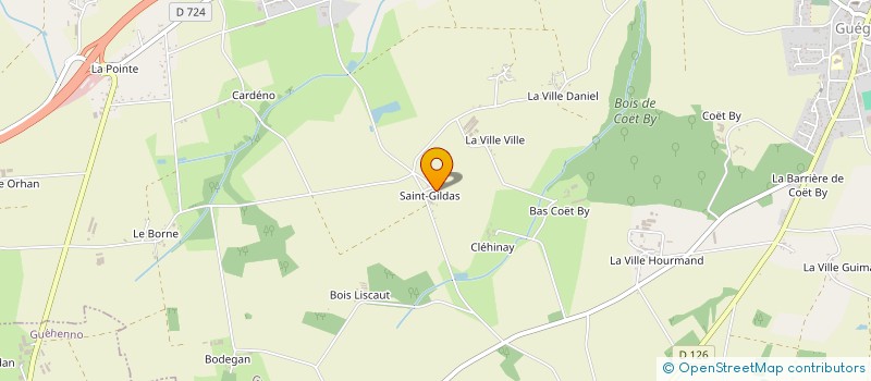 localisation de l'entreprise MONSIEUR RAPHAEL MATTER  GUEGON