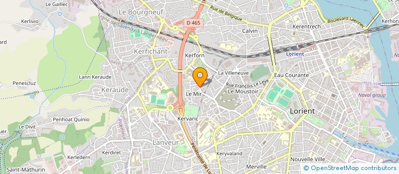 localisation de l'entreprise MONSIEUR RAPHAEL MATUCHANSKY  LORIENT