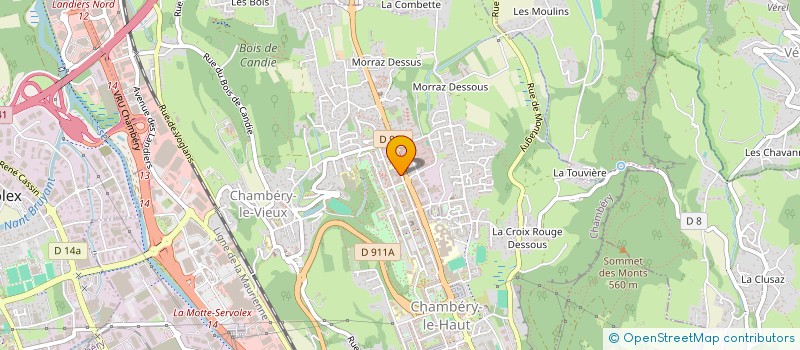 localisation de l'entreprise MONSIEUR RAPHAEL MBASSI OLOM  CHAMBERY