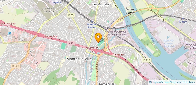 localisation de l'entreprise MONSIEUR RAPHAEL MENCUCCINI  MANTES-LA-VILLE