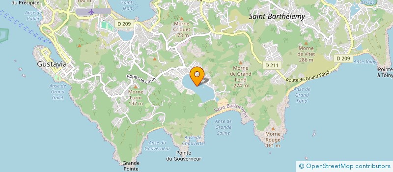 localisation de l'entreprise MONSIEUR RAPHAEL MENUT à SAINT-BARTHELEMY