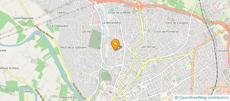 localisation de l'entreprise MONSIEUR RAPHAEL MERCIER  BEZIERS