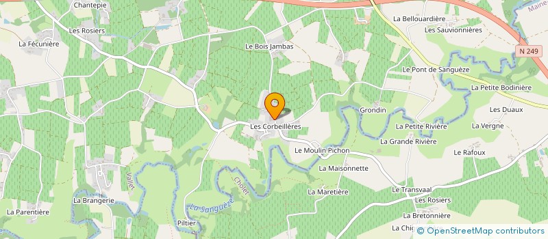 localisation de l'entreprise MONSIEUR RAPHAEL MERLAUD à VALLET
