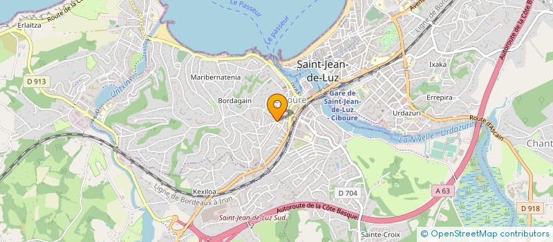 localisation de l'entreprise MONSIEUR RAPHAEL MERLET à CIBOURE