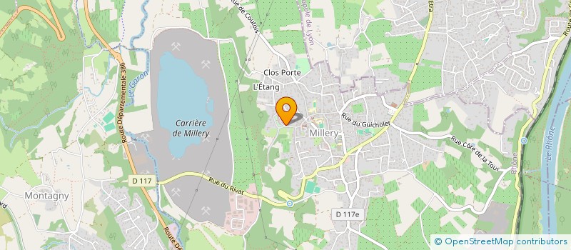 localisation de l'entreprise MONSIEUR RAPHAEL MESTRE  MILLERY