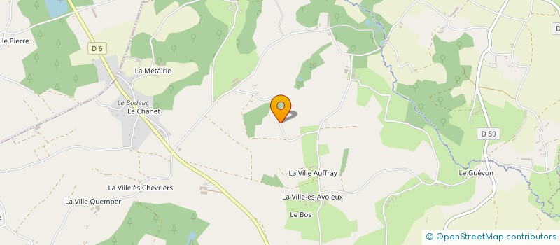 localisation de l'entreprise MONSIEUR RAPHAEL MEUNIER  MERILLAC