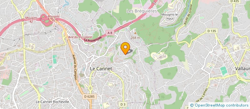 localisation de l'entreprise MONSIEUR RAPHAEL MEUNIER à LE CANNET