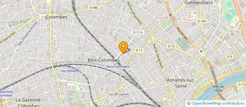 localisation de l'entreprise MONSIEUR RAPHAEL MEYER à BOIS-COLOMBES