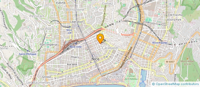 localisation de l'entreprise MONSIEUR RAPHAEL MEYER  NICE