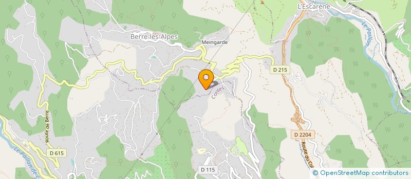 localisation de l'entreprise MONSIEUR RAPHAEL MICHAILLARD  BERRE-LES-ALPES