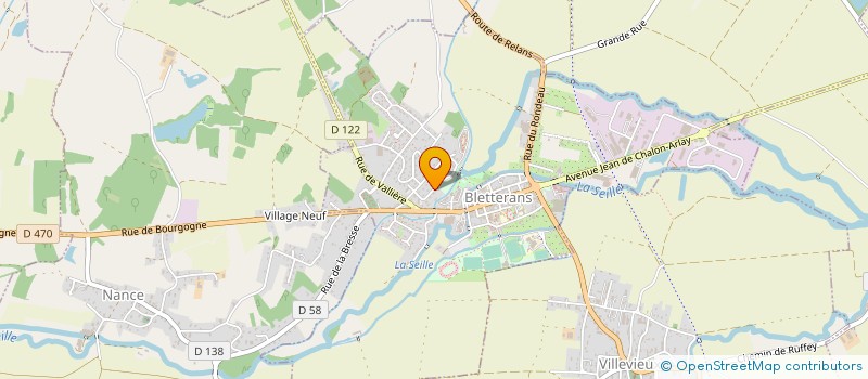 localisation de l'entreprise MONSIEUR RAPHAEL MICHEL  BLETTERANS