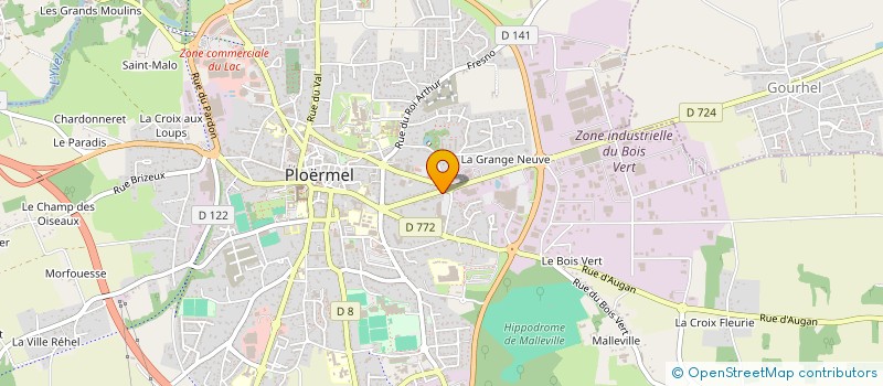 localisation de l'entreprise MONSIEUR RAPHAEL MICHEL  PLOERMEL