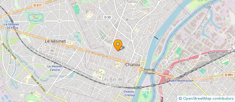 localisation de l'entreprise MONSIEUR RAPHAEL MICHON à CHATOU