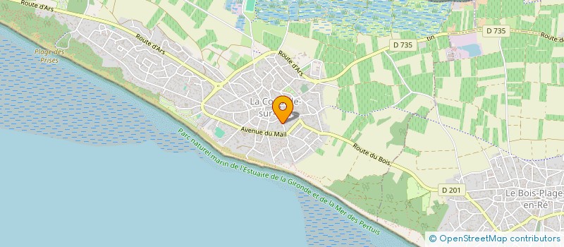 localisation de l'entreprise MONSIEUR RAPHAEL MINISCLOUX à LA COUARDE-SUR-MER