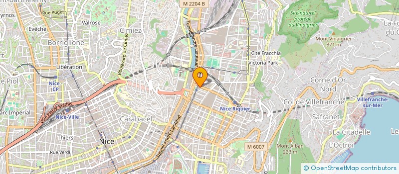 localisation de l'entreprise MONSIEUR RAPHAEL MIZZI à NICE