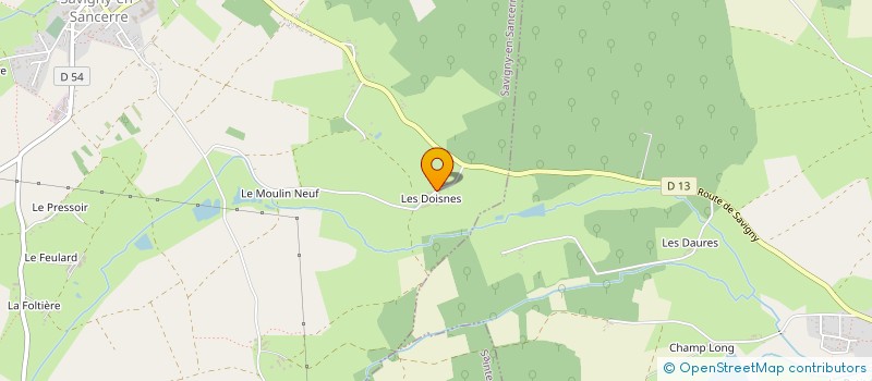 localisation de l'entreprise MONSIEUR RAPHAEL MOLLION  SAVIGNY-EN-SANCERRE