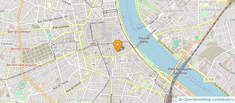 localisation de l'entreprise MONSIEUR RAPHAEL MONDON  BORDEAUX