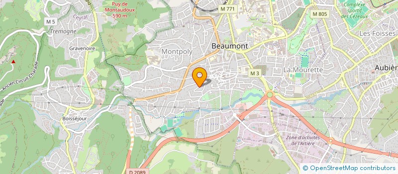 localisation de l'entreprise MONSIEUR RAPHAEL MONGE à BEAUMONT
