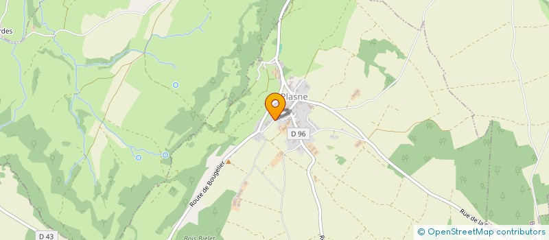 localisation de l'entreprise MONSIEUR RAPHAEL MONNERET  PLASNE