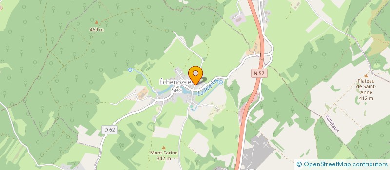 localisation de l'entreprise MONSIEUR RAPHAEL MONNIER  ECHENOZ-LE-SEC