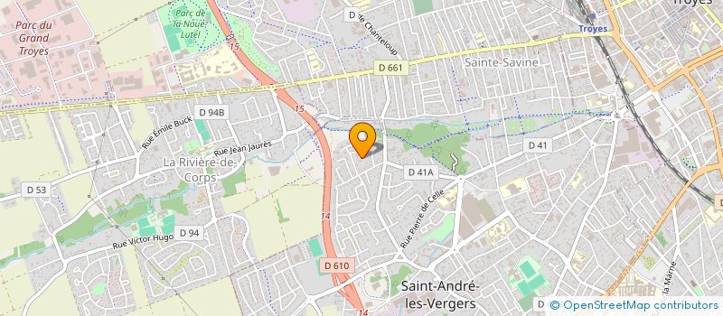 localisation de l'entreprise MONSIEUR RAPHAEL MONNY  SAINT-ANDRE-LES-VERGERS