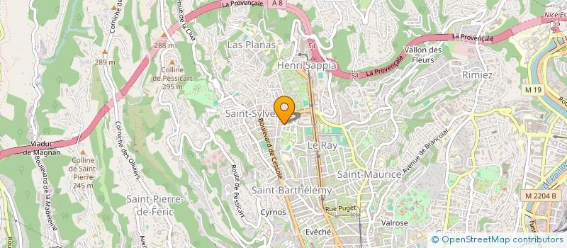 localisation de l'entreprise MONSIEUR RAPHAEL MONTICELLI  NICE