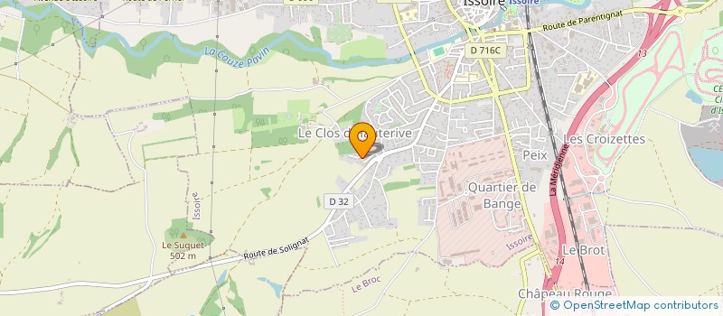 localisation de l'entreprise MONSIEUR RAPHAEL MONTMANEIX à ISSOIRE