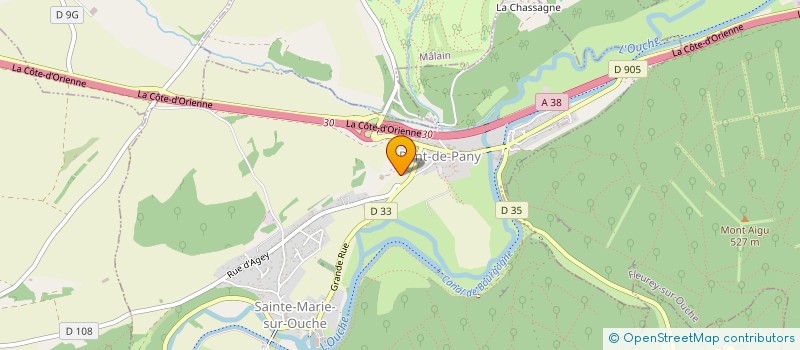 localisation de l'entreprise MONSIEUR RAPHAEL MORANDEAU  SAINTE-MARIE-SUR-OUCHE