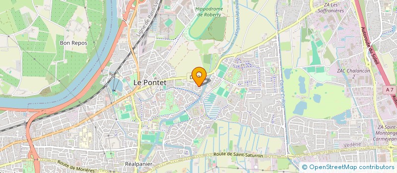 localisation de l'entreprise MONSIEUR RAPHAEL MORENO  LE PONTET