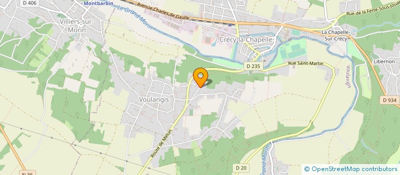 localisation de l'entreprise MONSIEUR RAPHAEL MORINIERE  VOULANGIS