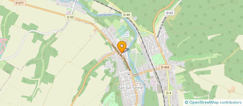 localisation de l'entreprise MONSIEUR RAPHAEL MOUILLEY  BAR-SUR-SEINE