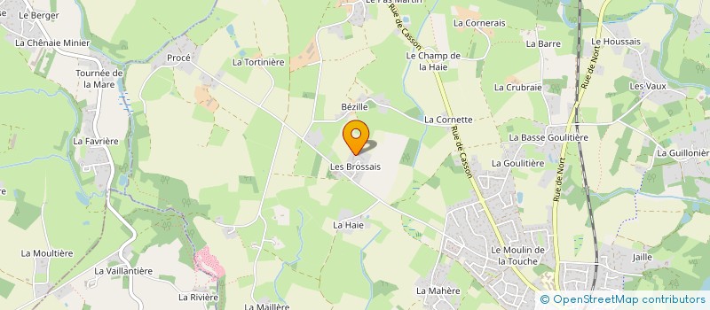 localisation de l'entreprise MONSIEUR RAPHAEL MOULET à SUCE-SUR-ERDRE