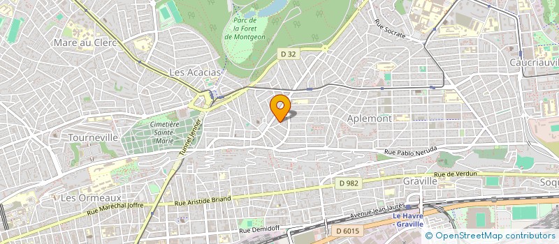 localisation de l'entreprise MONSIEUR RAPHAEL MOULIN à LE HAVRE