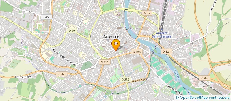 localisation de l'entreprise MONSIEUR RAPHAEL MOYSE  AUXERRE