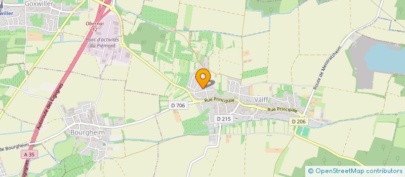 localisation de l'entreprise MONSIEUR RAPHAEL MULLER  VALFF