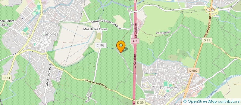 localisation de l'entreprise MONSIEUR RAPHAEL MUNOZ  POLLESTRES