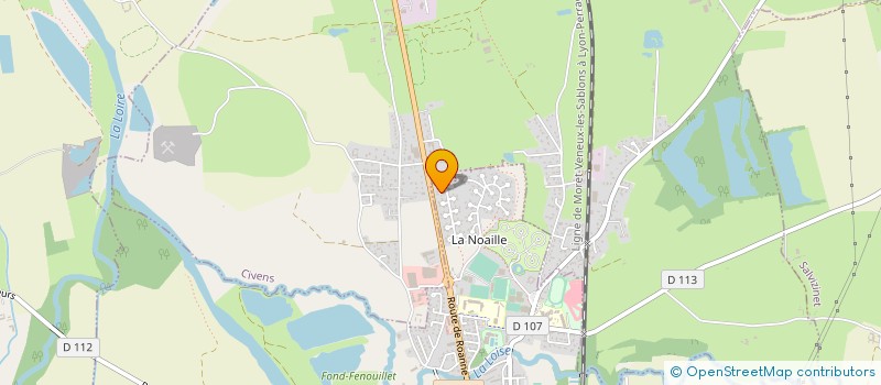 localisation de l'entreprise MONSIEUR RAPHAEL MURIGNEUX  FEURS