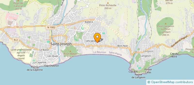 localisation de l'entreprise MONSIEUR RAPHAEL MUSSARD à SAINT-JOSEPH