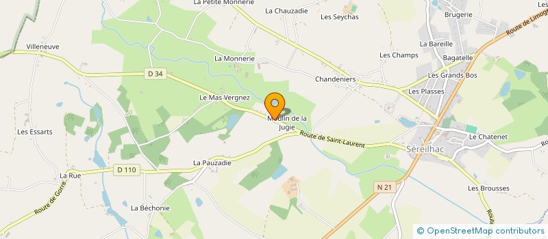 localisation de l'entreprise MONSIEUR RAPHAEL NAVARRE  SEREILHAC