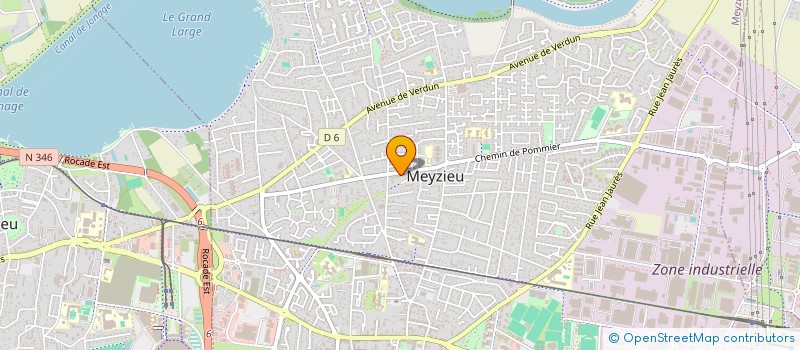 localisation de l'entreprise MONSIEUR RAPHAEL NDONGO  MEYZIEU