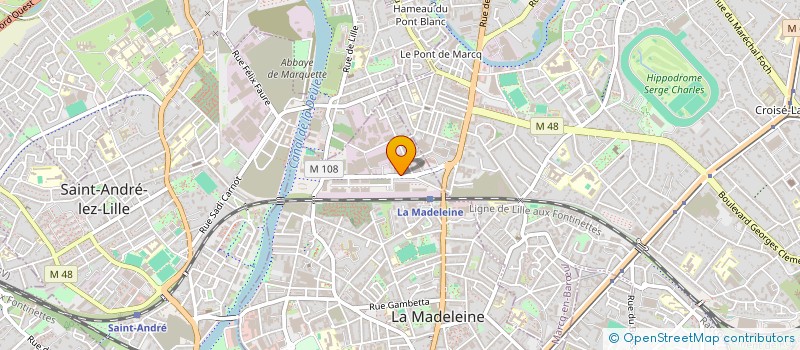 localisation de l'entreprise MONSIEUR RAPHAEL NEVEU à LA MADELEINE
