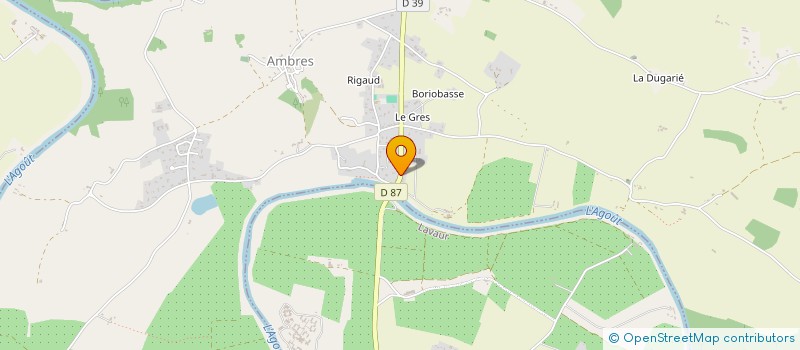 localisation de l'entreprise MONSIEUR RAPHAEL NICOLAS  AMBRES