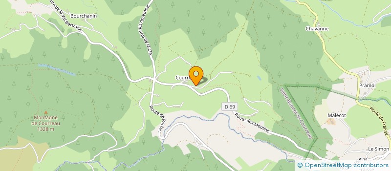 localisation de l'entreprise MONSIEUR RAPHAEL NIGON  SAINT-BONNET-LE-COURREAU