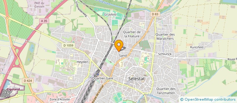 localisation de l'entreprise MONSIEUR RAPHAEL NILS  SELESTAT