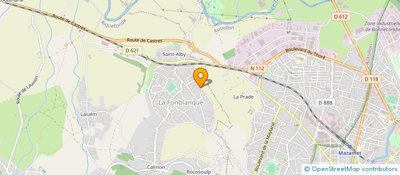 localisation de l'entreprise MONSIEUR RAPHAEL NOVO  AIGUEFONDE