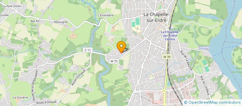 localisation de l'entreprise MONSIEUR RAPHAEL NUGUES à LA CHAPELLE-SUR-ERDRE