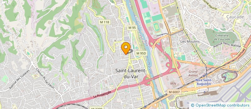 localisation de l'entreprise MONSIEUR RAPHAEL ONEA  SAINT-LAURENT-DU-VAR