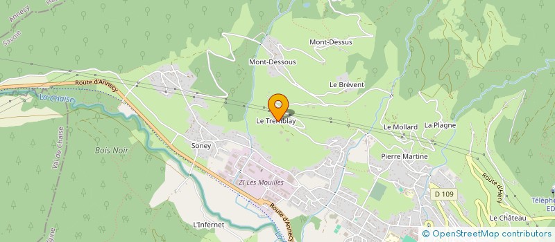 localisation de l'entreprise MONSIEUR RAPHAEL ORTEGA à UGINE